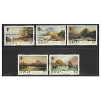 Jersey 1989 150th Anniv of Sarah Louisa Kilpack Set of 5 Stamps SG512/16 MUH
