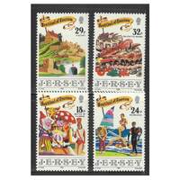Jersey 1990 Festival of Tourism Set of 4 Stamps SG 521/24 MUH