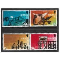 Jersey 1990 International Literacy Year/Jersey News Media Set of 4 Stamps SG526/29 MUH
