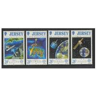 Jersey 1991 Europa/in Space Set of 4 Stamps SG545/48 MUH