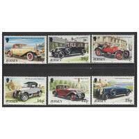 Jersey 1992 Vintage Cars 2nd Series Set of 6 Stamps SG591/96 MUH