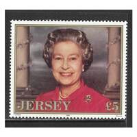 Jersey 1996 70th Birthday of Queen Elizabeth II £5 Stamps SG738 MUH