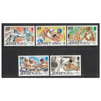 Jersey 1996 Sporting Anniversaries Set of 5 Stamps SG746/50 MUH