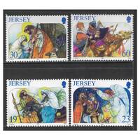 Jersey 1996 Christmas Set of 4 Stamps SG764/67 MUH