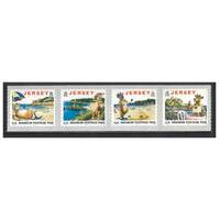 Jersey 1997 Tourism/Lillie the Cow Set of 4 Self-adhesive Stamps SG770/73 MUH