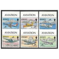 Jersey 1997 Aviation History 6th Series Set of 6 Stamps SG807/12 MUH
