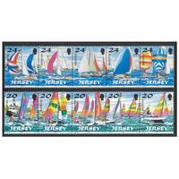 Jersey 1998 Yachting 1st Series Set of 10 Stamps SG854/63 MUH