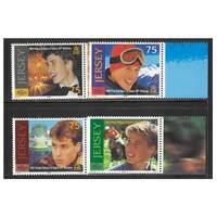 Jersey 2000 18th Birthday of Prince William Set of 4 Stamps SG954/57 MUH