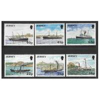 Jersey 2001 Maritime Links With France/Mail Ships Set of 6 Stamps SG973/78 MUH