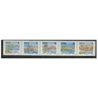 Jersey 2004 Offshore Reefs Set of 5 Stamps Self-adhesive SG1180/84 MUH