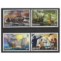 Jersey 2014 Pirates and Privateering Set of 4 Stamps SG1882/85 MUH