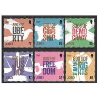 Jersey 2015 800th Anniv of Magna Carta Set of 6 Stamps SG1948/53 MUH