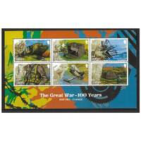 Jersey 2015 Centenary of the Great War WWII 2nd Issue Mini Sheet of 6 Stamps SG1983 MUH
