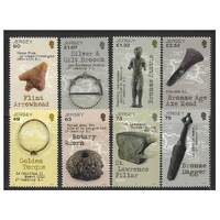 Jersey 2017 Ancient Artefacts Set of 8 Stamps SG2140/47 MUH