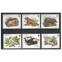 Jersey 2017 Durrell and Darwin 25 Years/Wildlife Set of 6 Stamps SG2162/67 MUH