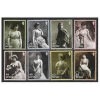 Jersey 2017 Lillie Langtry Actress Commemoration Set of 8 Stamps SG2192/99 MUH