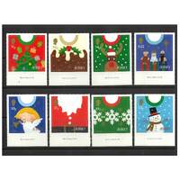 Jersey 2018 Christmas/Jumpers Set of 8 Stamps Self-adhesive SG2318/25 MUH