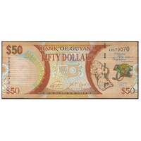 Guyana 2016 - $50 Dollars Commemorative Banknote UNC