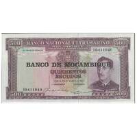 Mozambique 1967 - 500 Escudos (Overprint) Single Banknote UNC