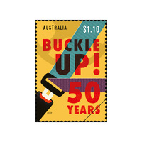 Australia 2022 Buckle Up! 50 Years Single Stamp MUH