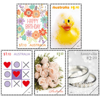 Australia 2022 Times to Cherish/Special Occasions Set of 5 Stamps MUH