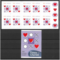 Australia 2022 Times to Cherish/Noughts & Crosses Booklet/10 Stamps MUH