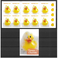 Australia 2022 Times to Cherish/Duck Booklet/10 Stamps MUH