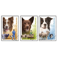 Australia 2022 Sheepdog Trials: 150 Years Set of 3 Stamps MUH