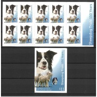 Australia 2022 Sheepdog Trials: 150 Years/Black-white Collie Booklet/10 Stamps MUH