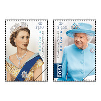 Australia 2022 The Queens Platinum Jubilee Set of 2 Stamps MUH