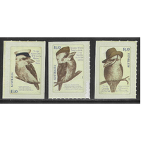 Australia 2022 Postcards to the Front Set of 3 Self-adhesive Stamps ex-booklet MUH