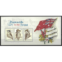 Australia 2022 Postcards to the Front Mini Sheet MUH
