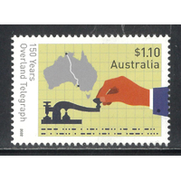 Australia 2022 Overland Telegraph 150 Years Single Stamp MUH