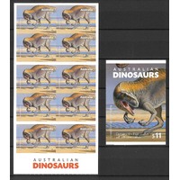 Australia 2022 Australian Dinosaurs - Australovenator Booklet/10 Stamps MUH