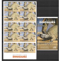 Australia 2022 Australian Dinosaurs - Kunbarrasaurus Booklet/10 Stamps MUH