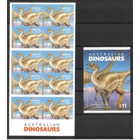 Australia 2022 Australian Dinosaurs - Elaphrosaurine Booklet/10 Stamps MUH
