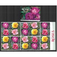 Australia 2022 Australian-bred Roses Booklet/20 Stamps MUH