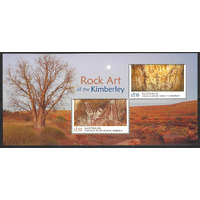 Australia 2022 Rock Art of the Kimberley Mini Sheet MUH