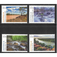 Australia 2022 Australian Rivers Set of 4 Stamps MUH