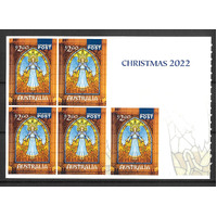 Australia 2022 Christmas Sheetlet of 5 International $2.60  Religious Stamps MUH