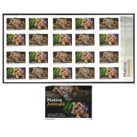 Australia 2022 Native Animals Booklet of 20 Stamps Self-adhesive MUH