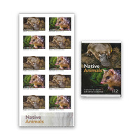 Australia 2022 Native Animals Booklet of 10 Stamps Self-adhesive MUH