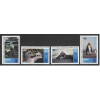 South Georgia & South Sandwich Islands 1994 Life in Freezer Set/4 Stamps SG247/5 MUH