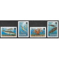 South Georgia & South Sandwich Islands 2001 Marine Life/Fish Set/4 Stamps SG328/31 MUH