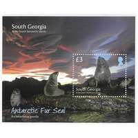 South Georgia & South Sandwich Islands 2018 Antarctic Fur Seals Mini Sheet SG713 MUH