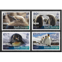 South Georgia & South Sandwich Islands 2023 Life on Frozen Planet II Set/4 Stamps MUH