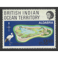 B.I.O.T. 1969 Coral Atolls Single Stamp SG31 MUH