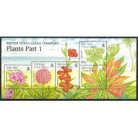 B.I.O.T. 2001 Plants Flowers Mini Sheet SG259 MUH