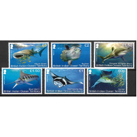 B.I.O.T. 2017 Megafauna/Marine Life Set/6 Stamps SG515/20 MUH