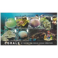 B.I.O.T. 2017 Corals of BIOT Mini Sheet SG521 MUH